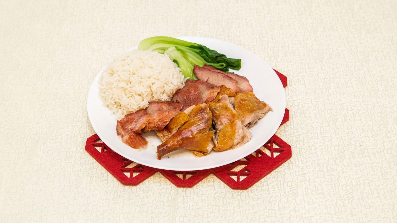 Roast Duck with Rice