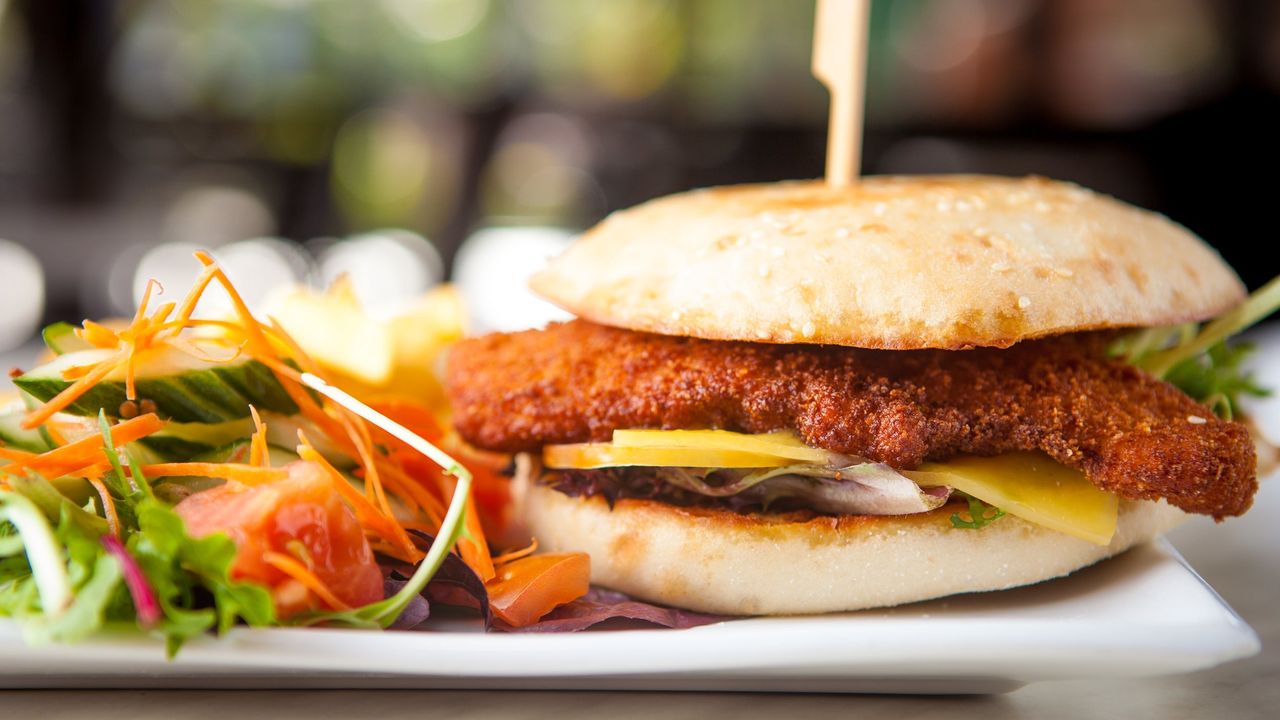 Chicken Schnitzel Burger