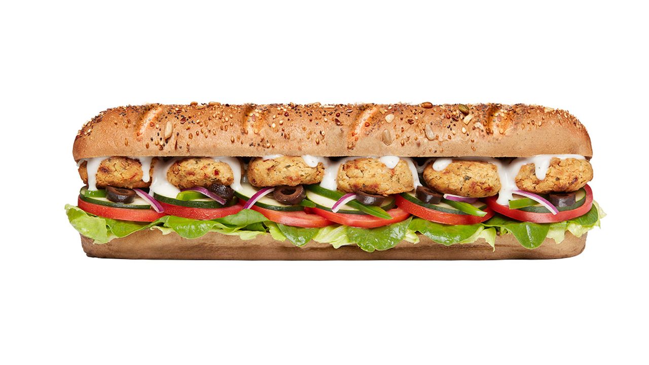 Smashed Falafel Footlong® Sub