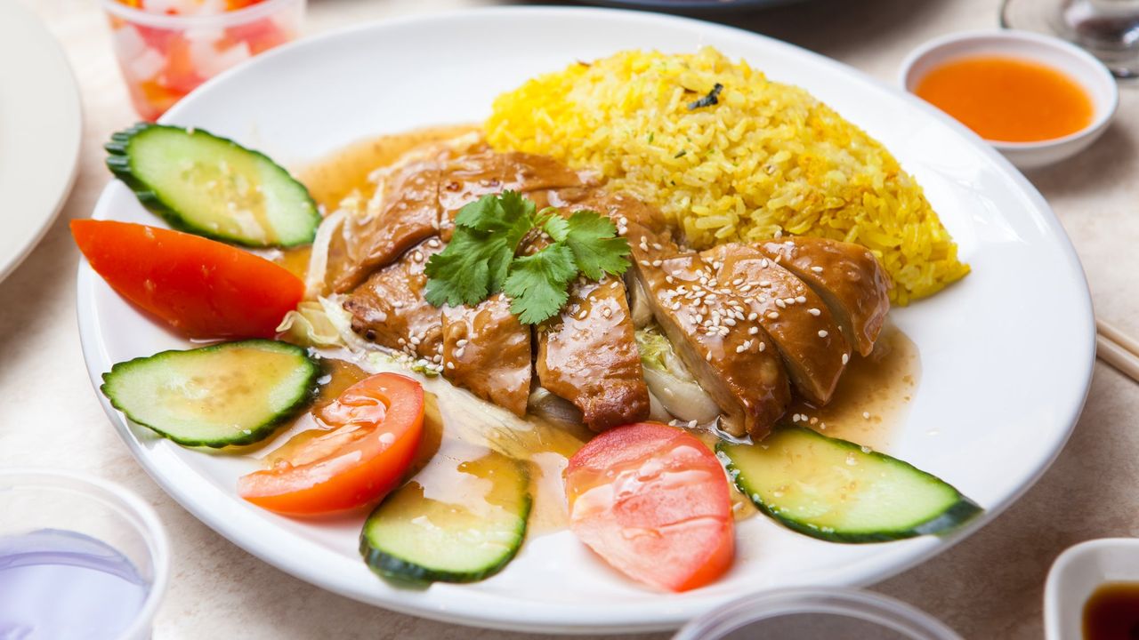 Vegetarian Hainan Chicken Rice