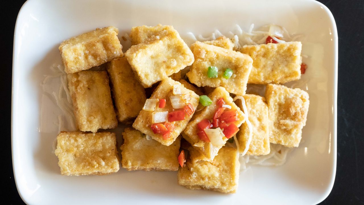 Vegan Salt & Pepper Bean Curd