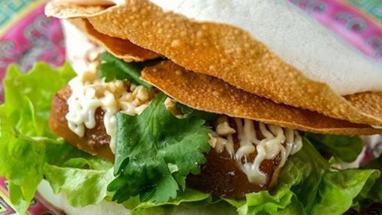 Slow-Cooked Pork Belly Bao