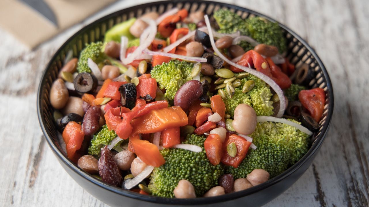 Beans and Broccoli Salad (GF) (DF)