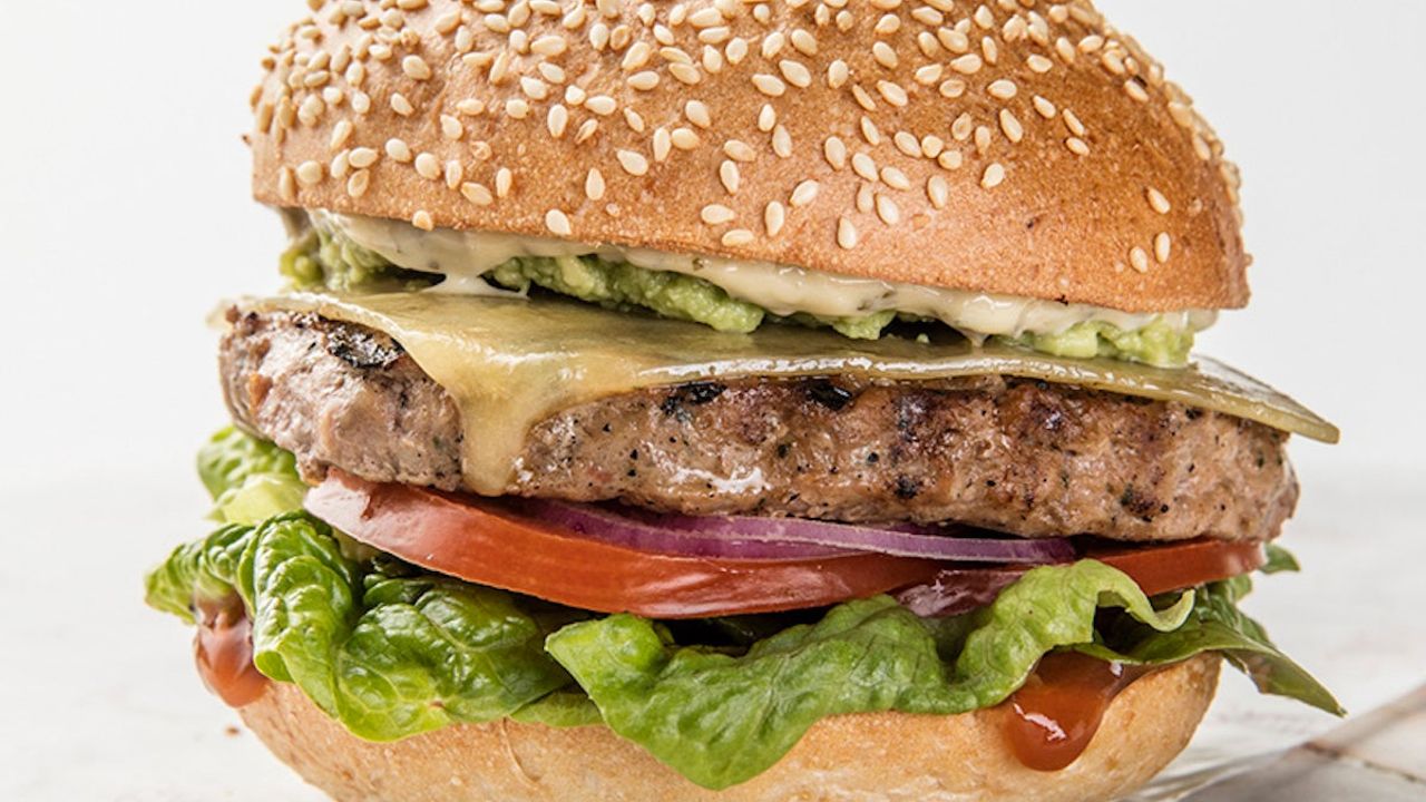 Baa Baa Burger (2660 kJ)