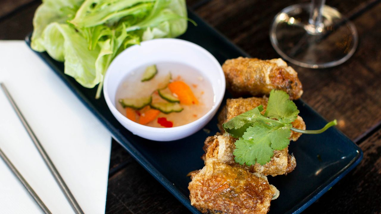 Veg Spring Rolls (4)