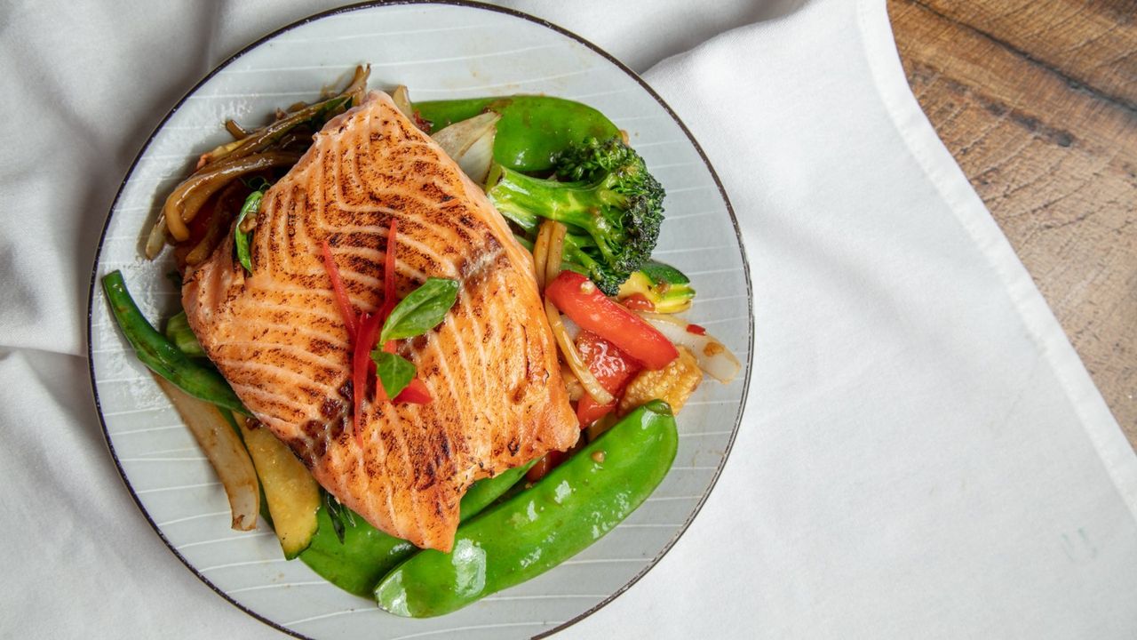19. BBQ Salmon GF