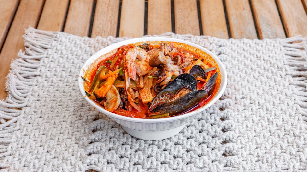 Spicy Seafood Noodle Soup