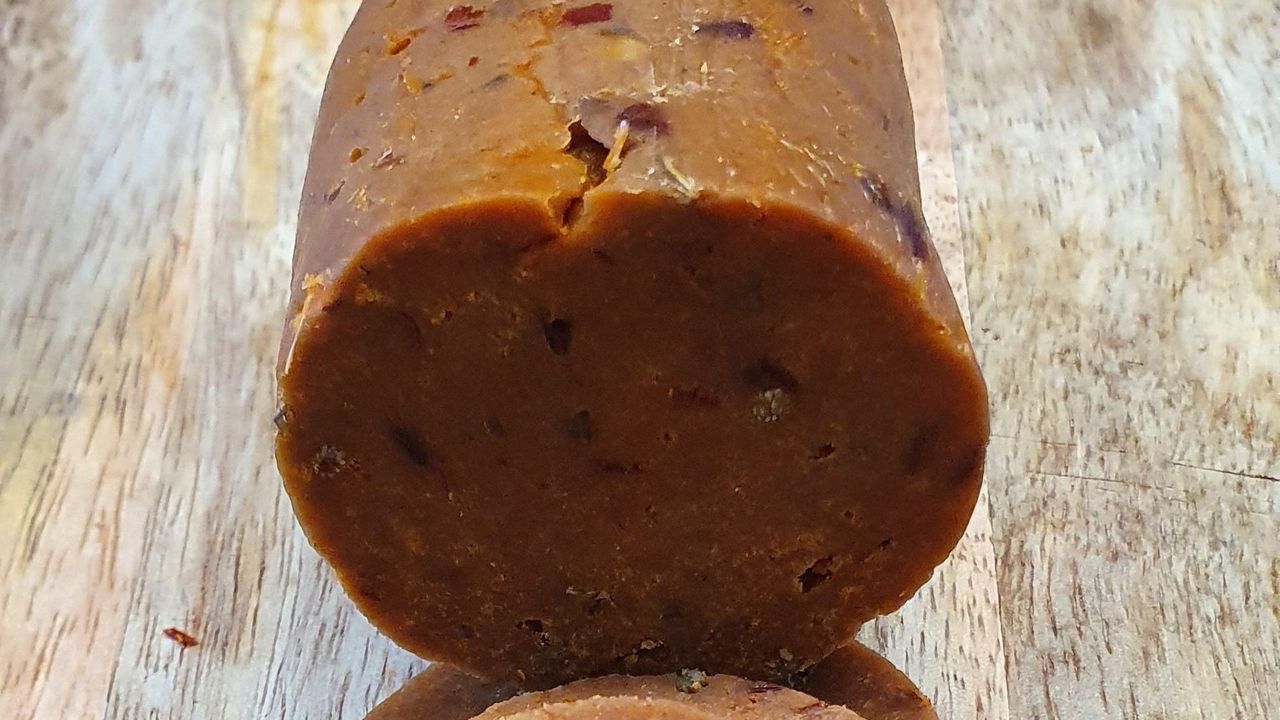 Vegan Spiced Pepperoni