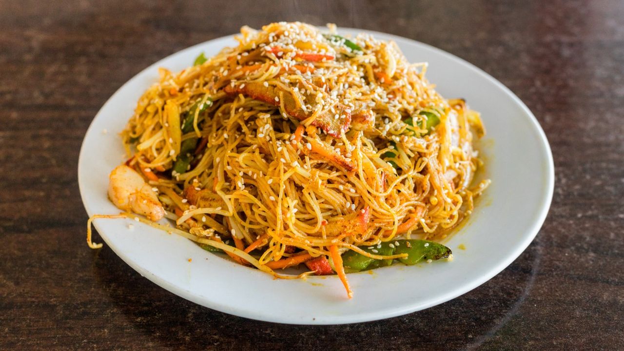 Vegetarian Singapore Noodles