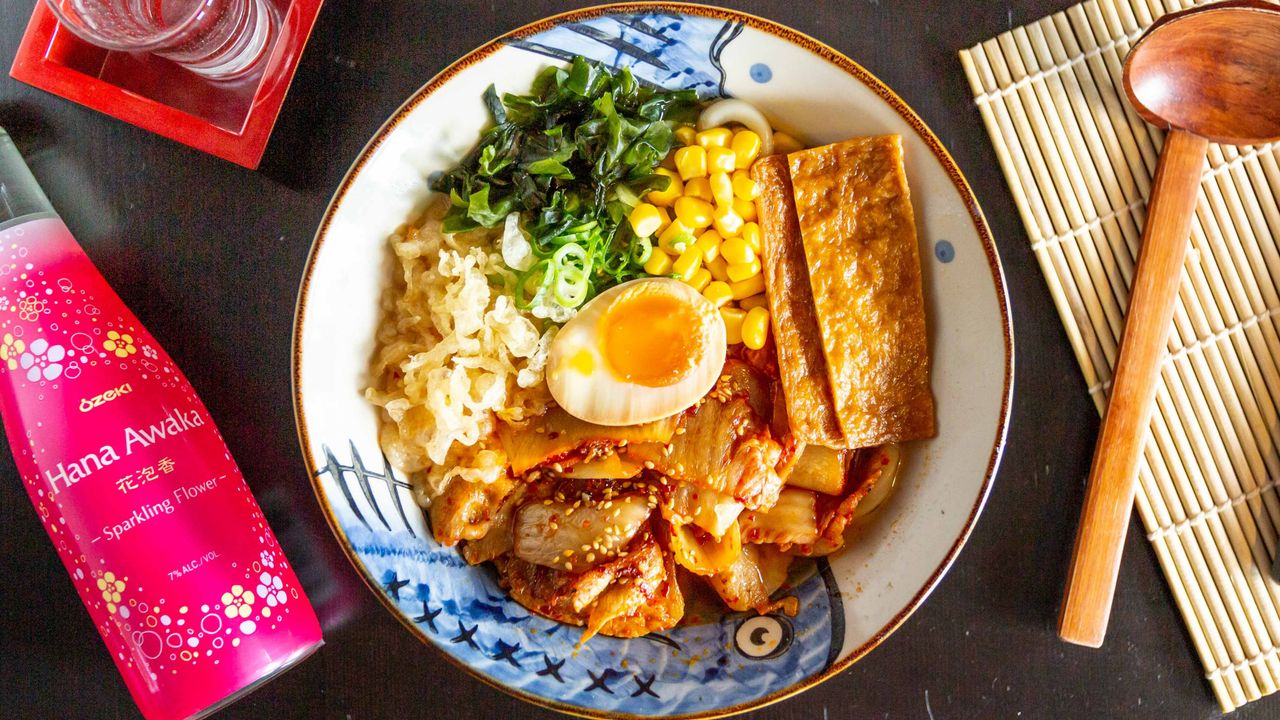 Kimchi Pork Udon