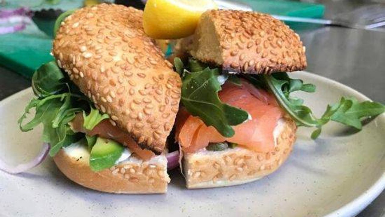 Salmon & Avocado Bagel
