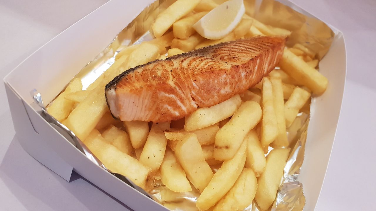 Salmon and Chips