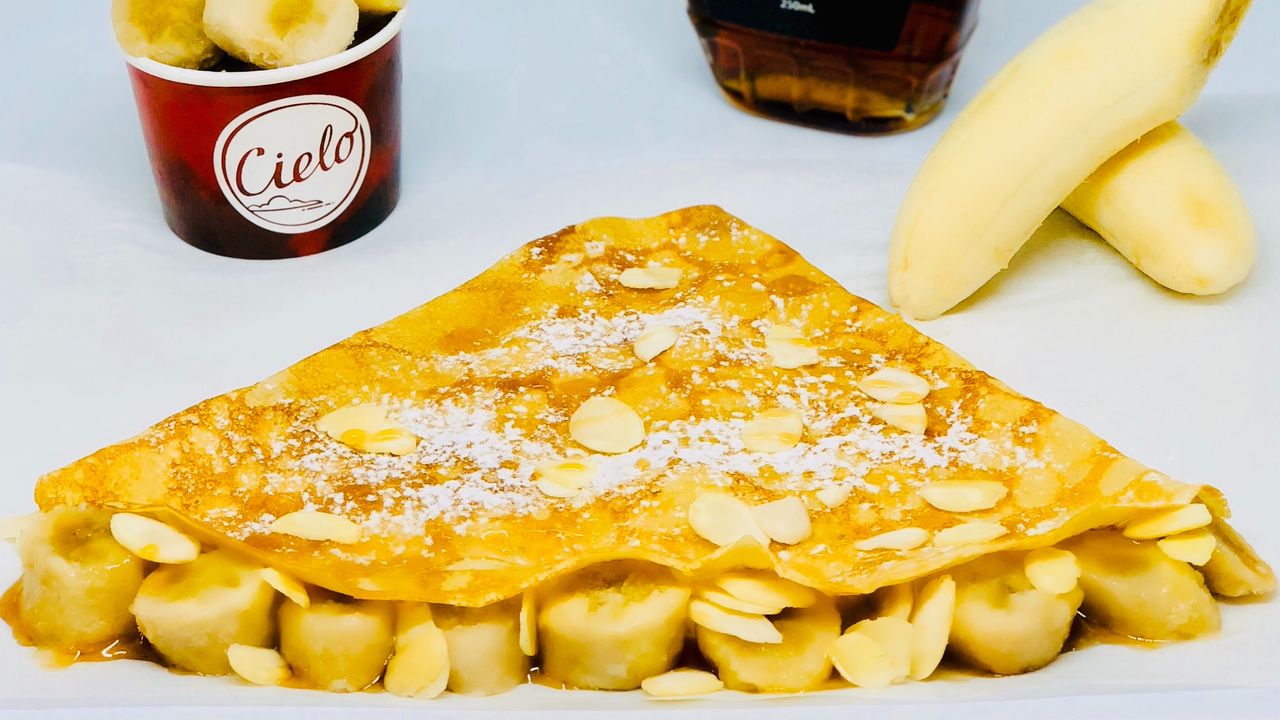 Banana & Maple Syrup Crepe