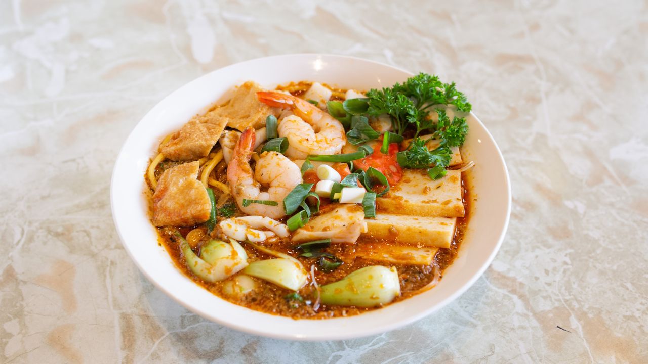 Seafood Curry Laksa (Spicy)
