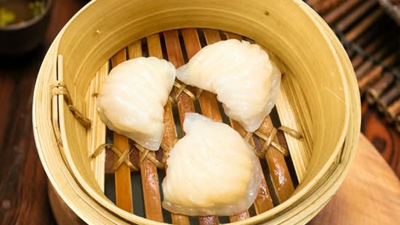 Steam prawn dumplings（3pcs）