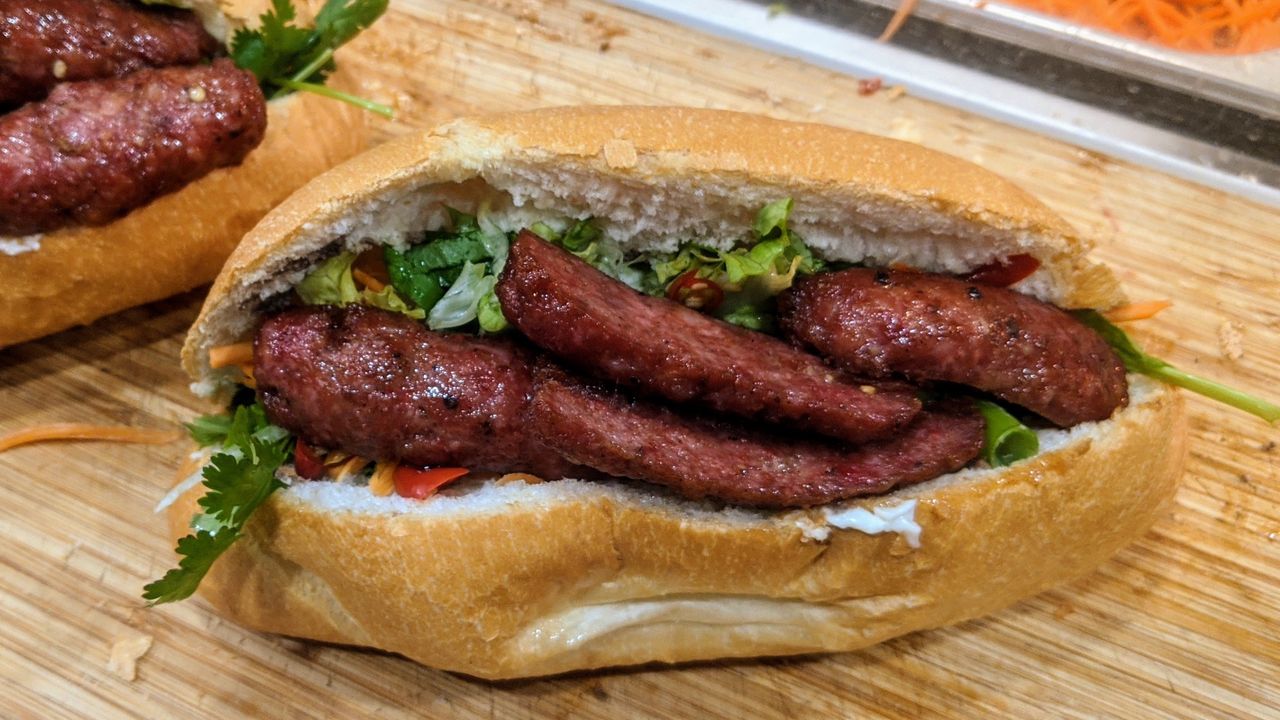 Grilled Pork (Nem Nuong) Baguette