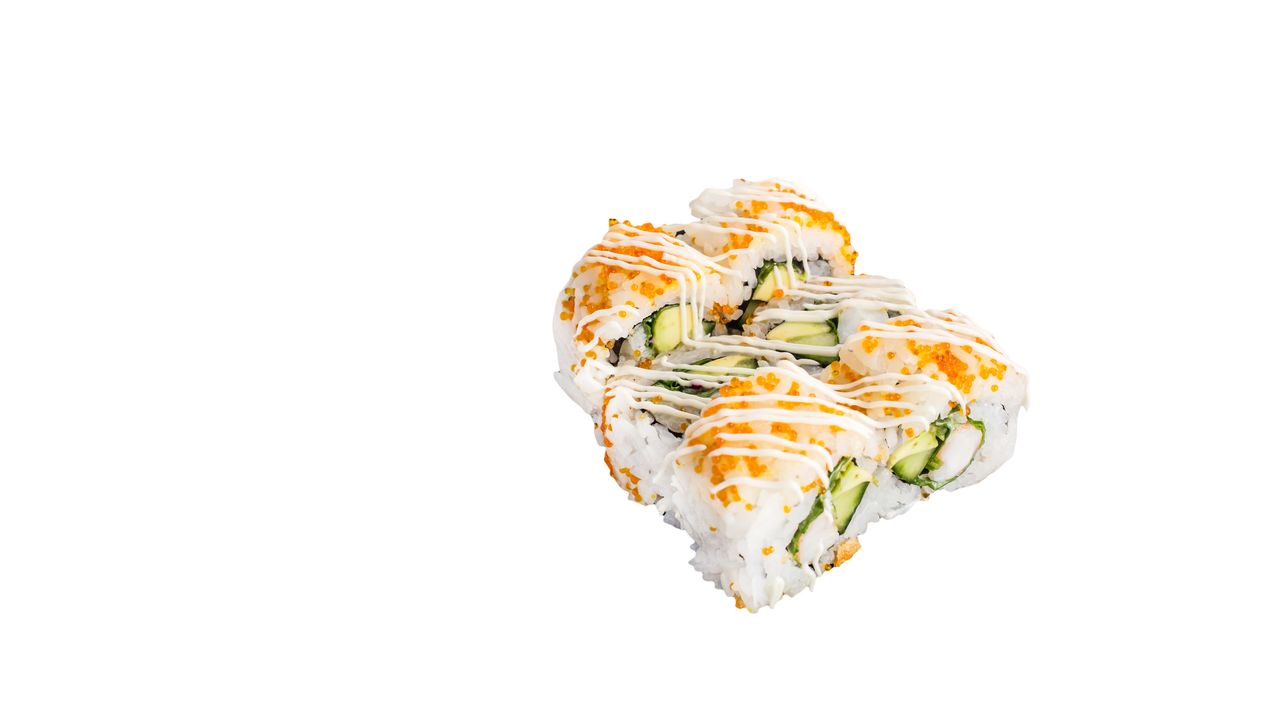 Fresh Prawn Avocado with Cucumber Maki