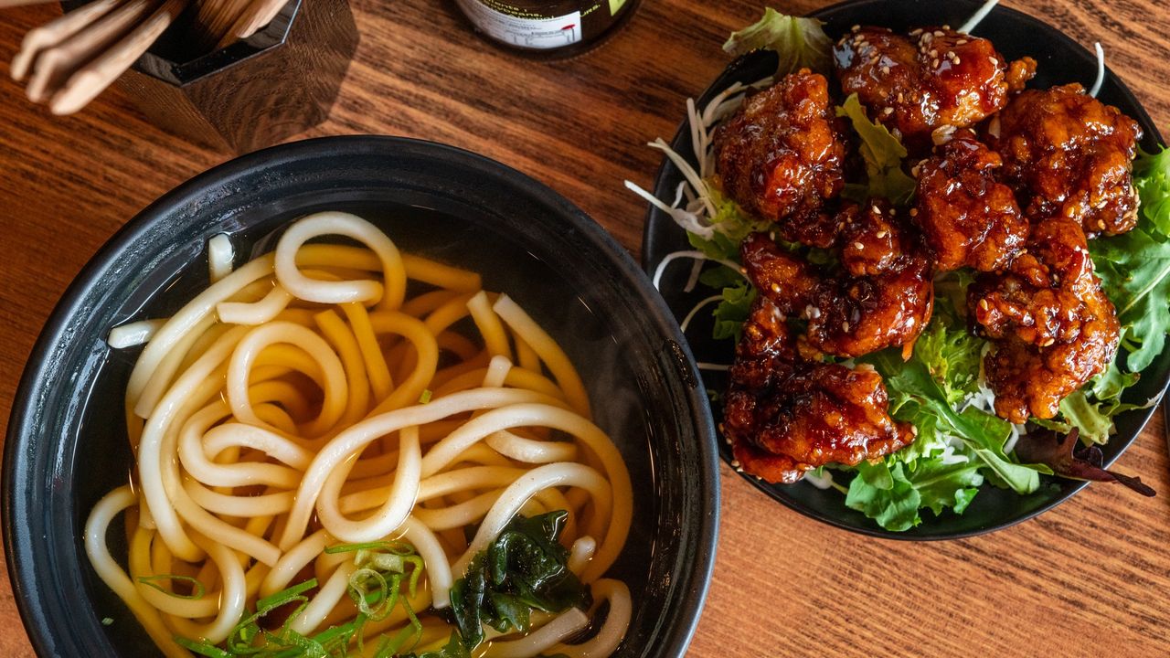 Teriyaki Chicken Udon Soup Noodle