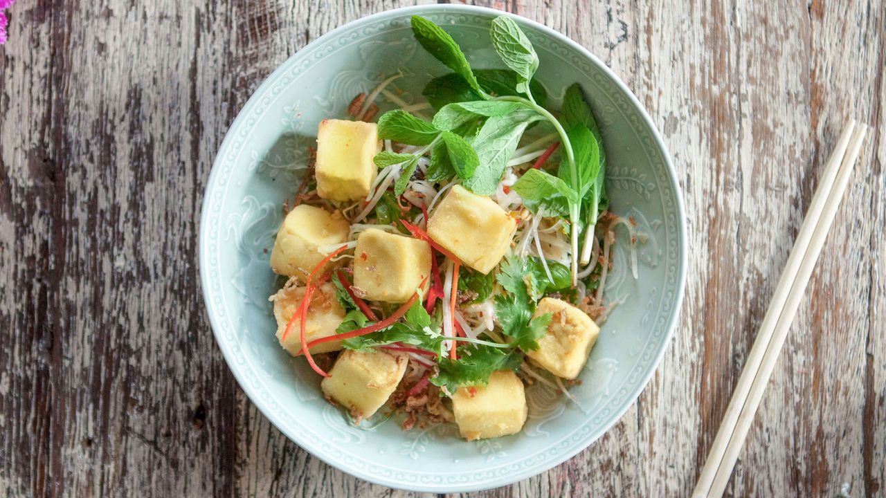 Tofu Green Papaya Salad