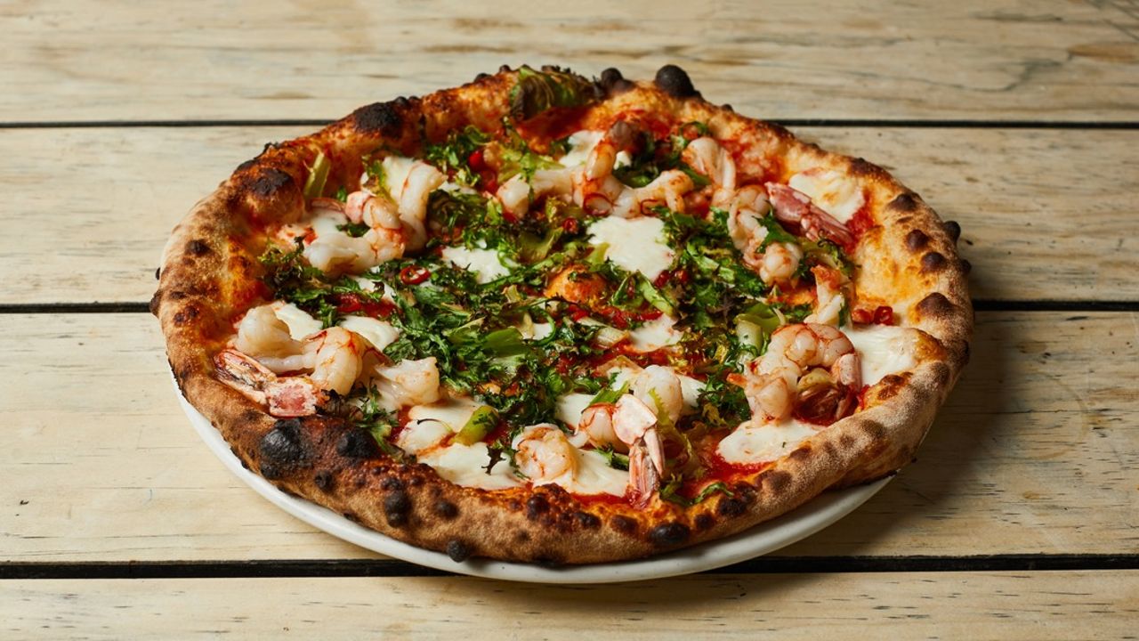 Pizza Tiger Prawns
