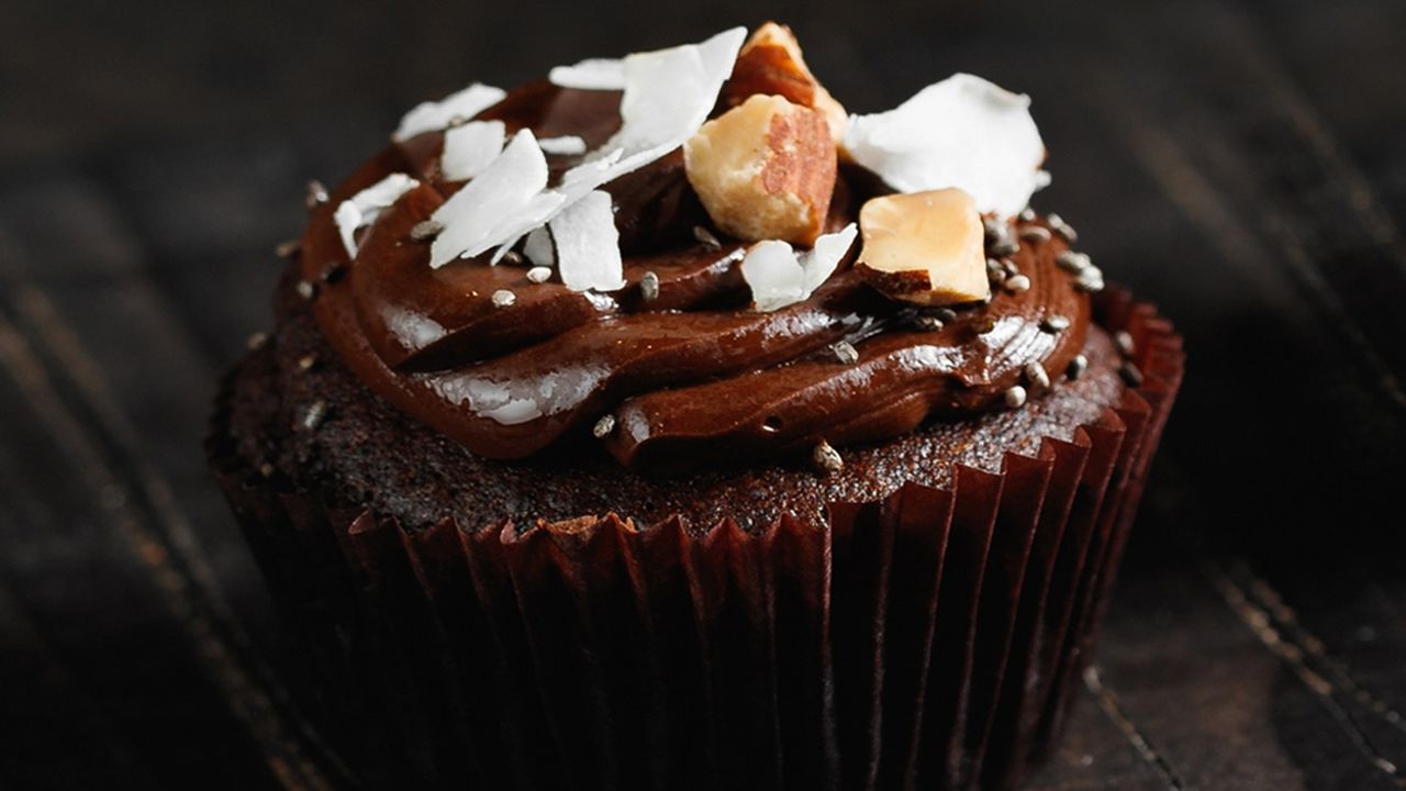 Double Chocolate Cupcake (Vegetarian)
