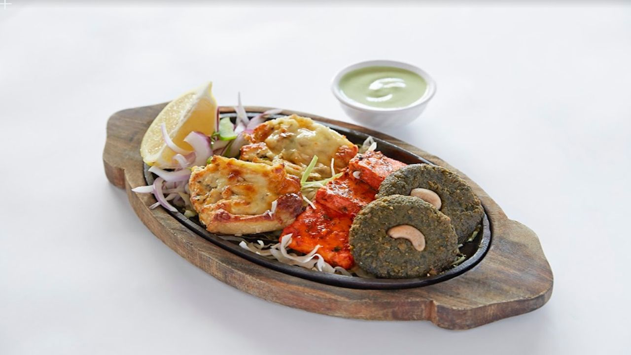Assorted Vegetarian Bar-Be-Cue Sizzler
