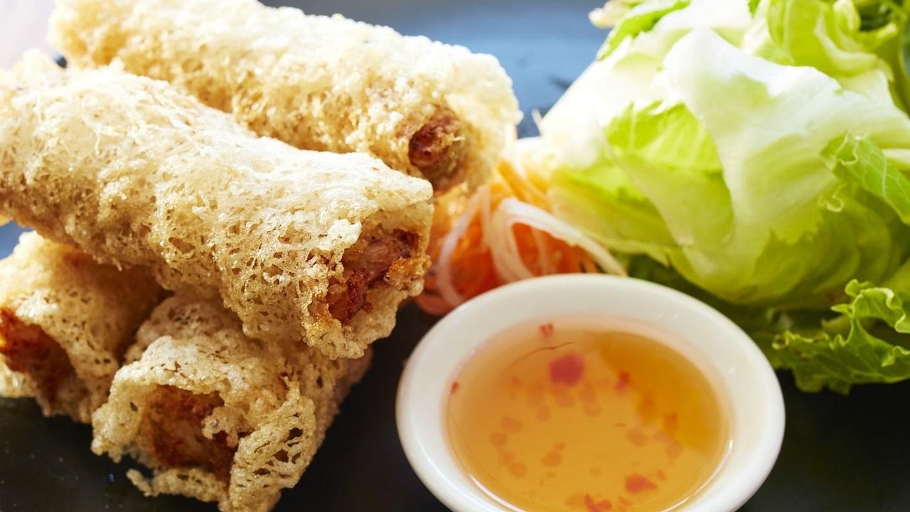 Calamari, Crab & Shrimp Spring Rolls