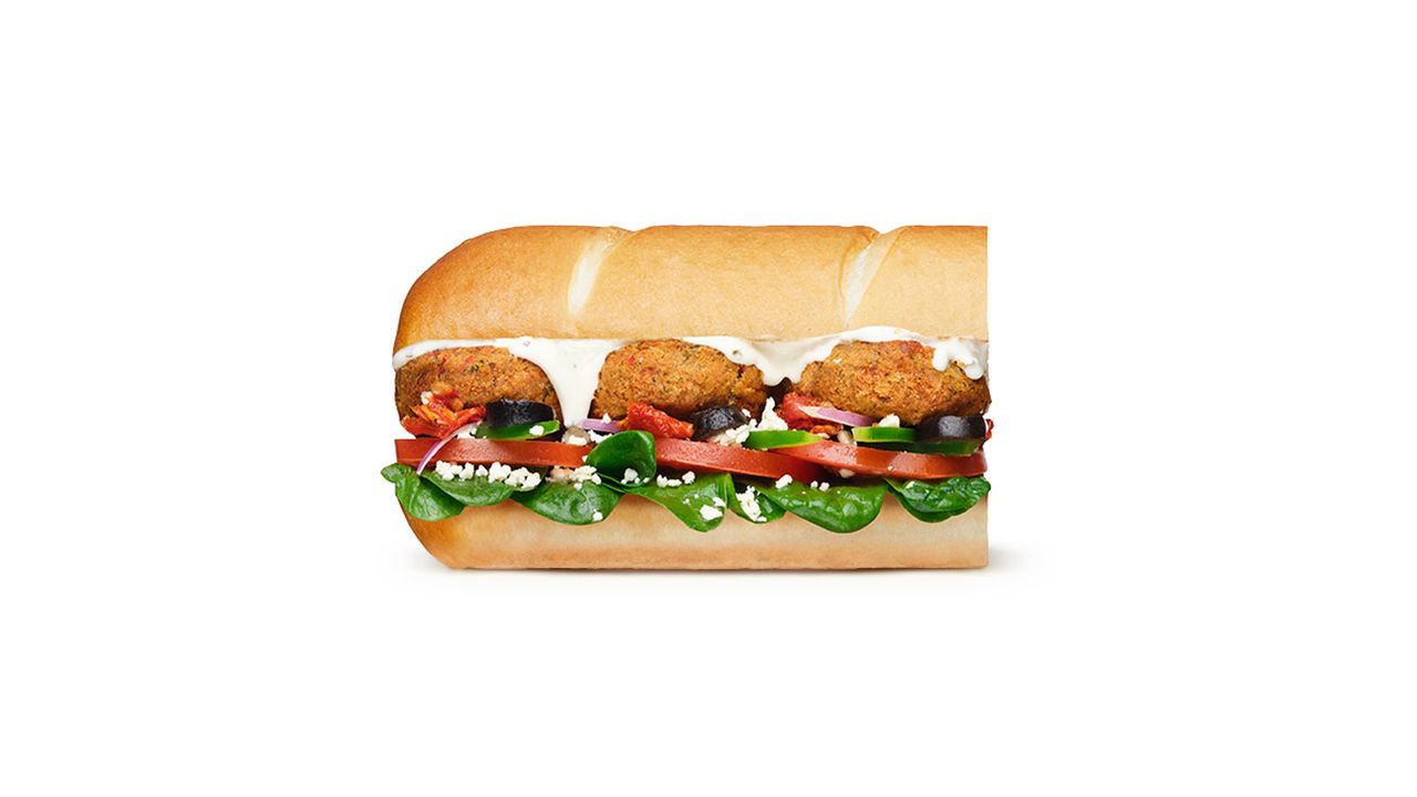 Smashed Falafel Six Inch® Sub
