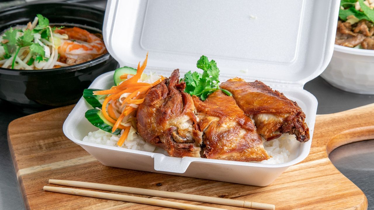 Crispy Chicken with Rice