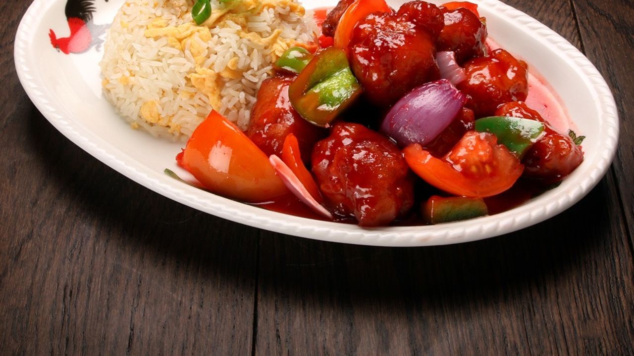 R11. Sweet & Sour with Fried Rice