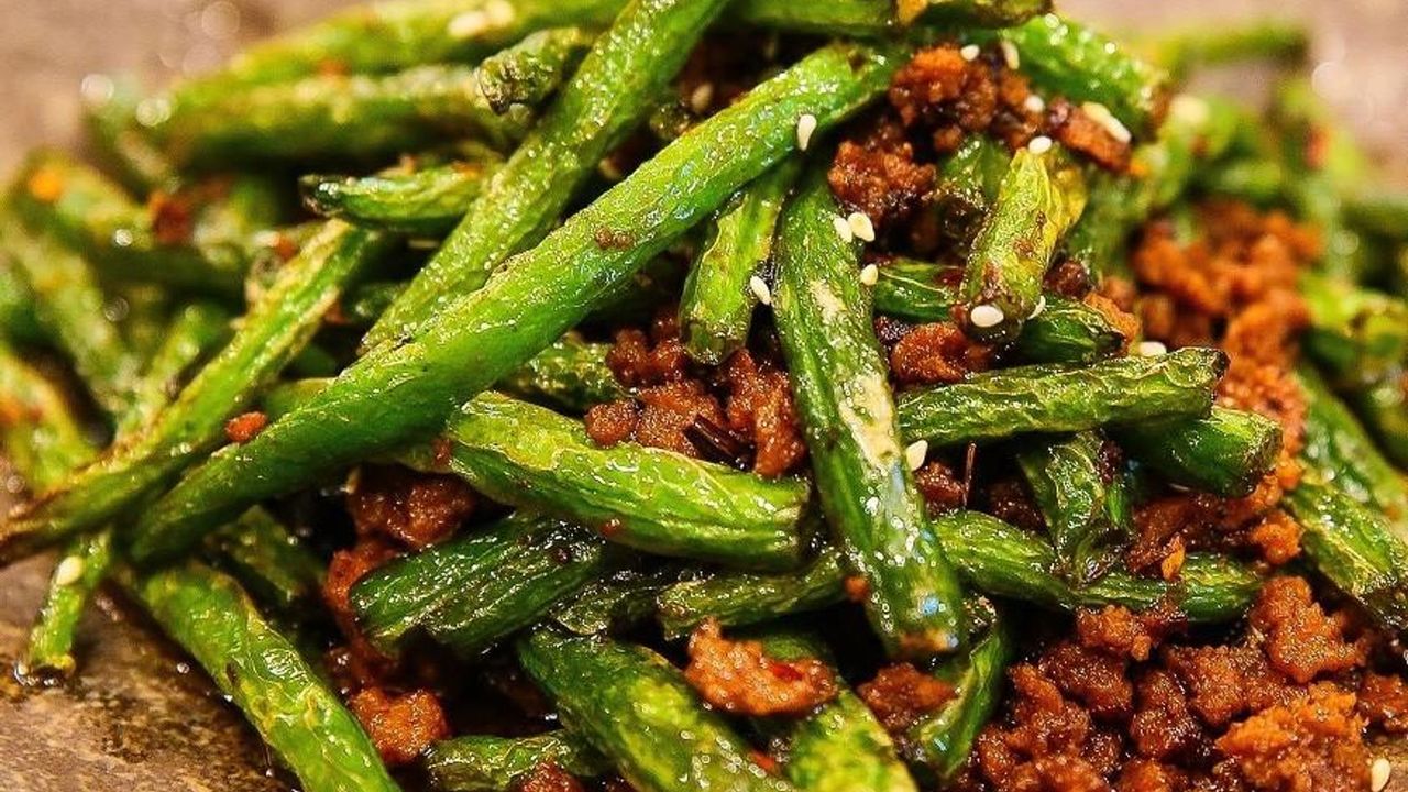 Green Beans with Minced Pork