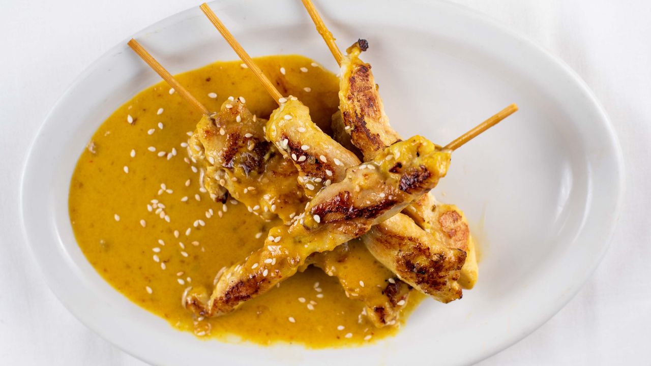 Chicken Satay Skewers (4)
