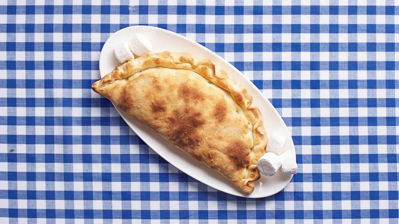 Peanut Butter Banana Marshmallow Calzone