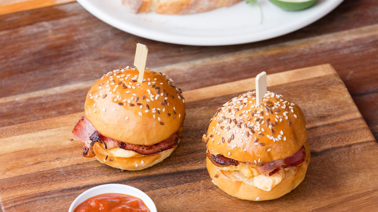 Egg and Bacon Sliders