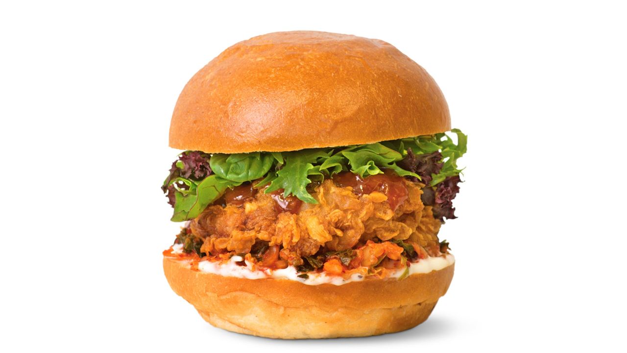 Kimchi Chicken Burger