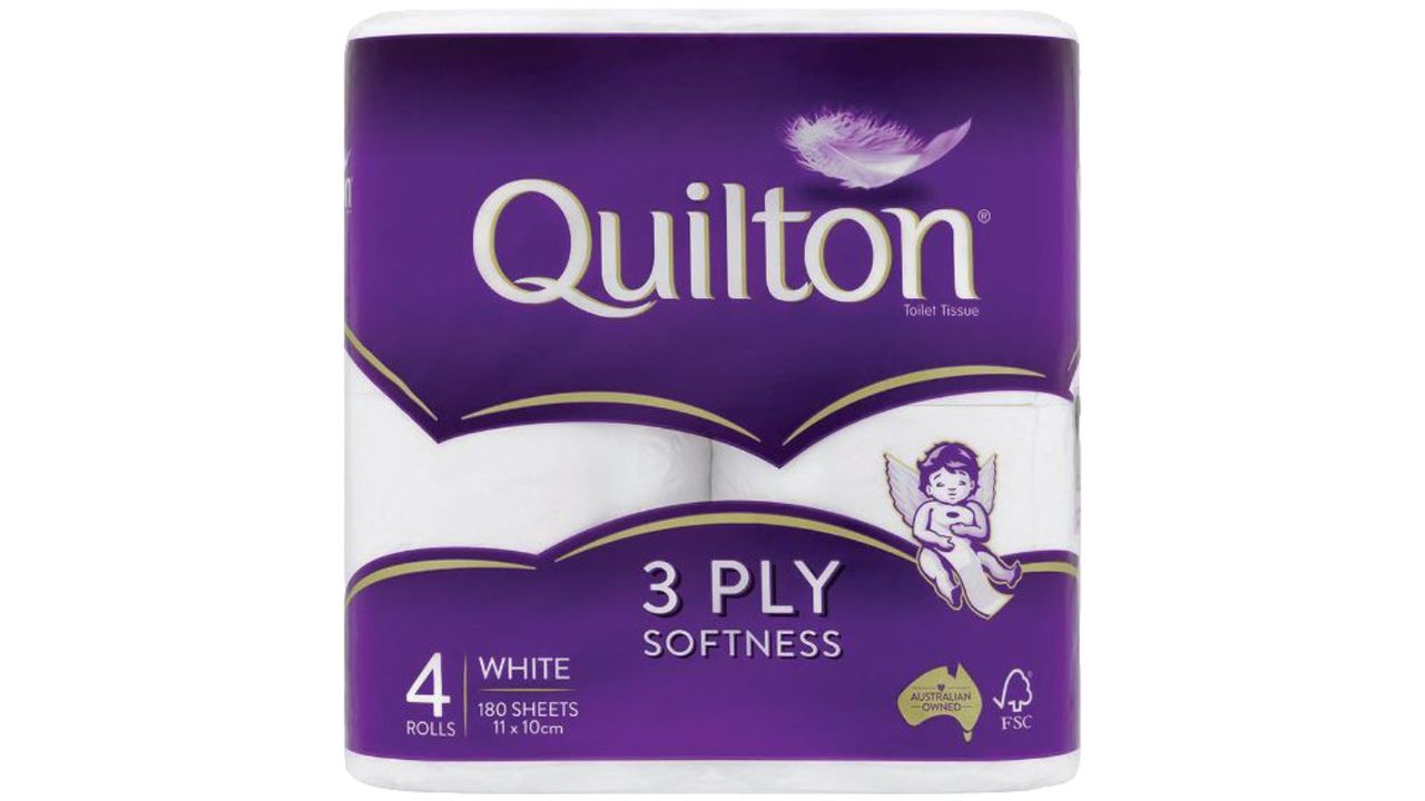 Toilet Paper Quilton 3Ply  (4 Pack)