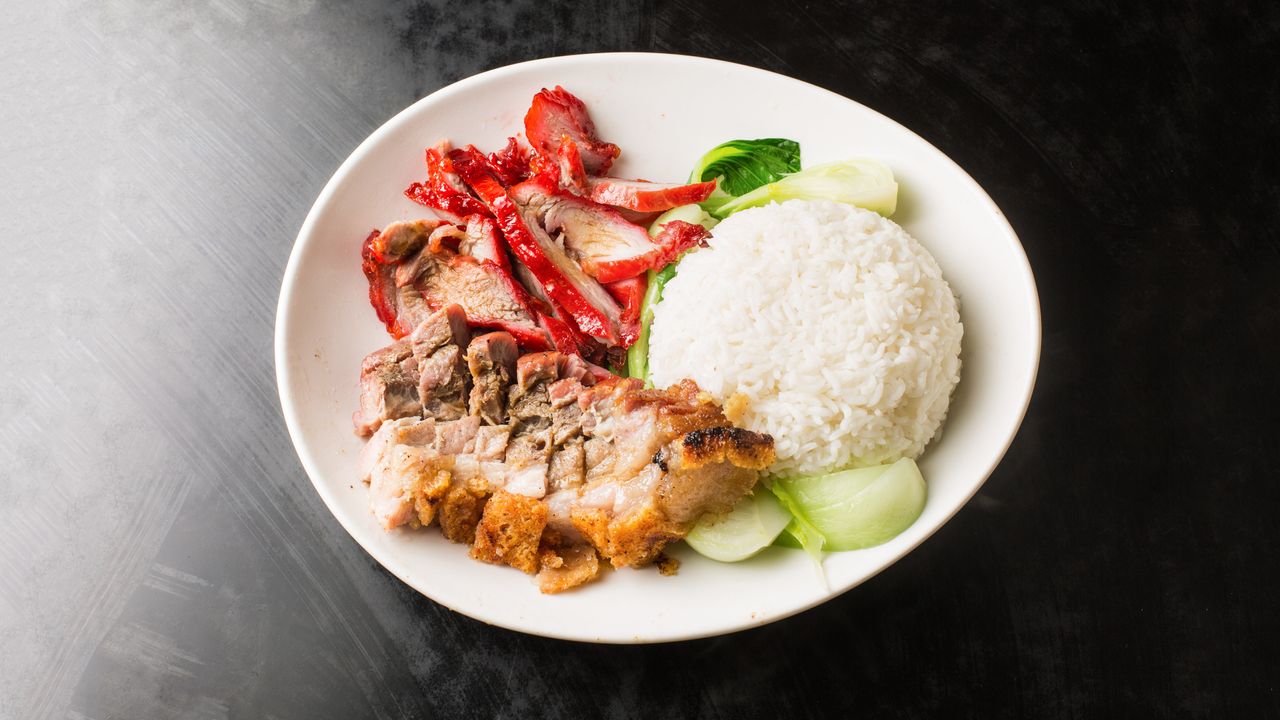 Sweet & Sour Pork on Rice
