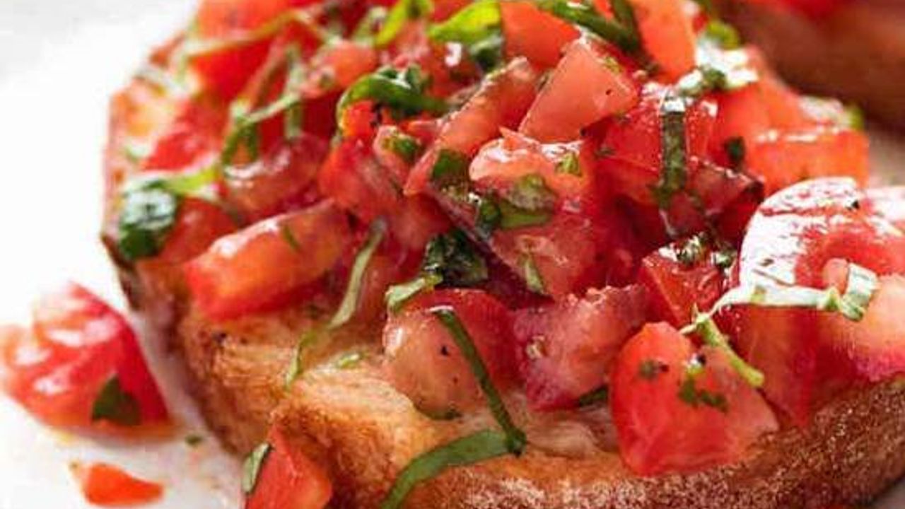 Bruschetta Al Pomodoro E Basilico Fresco (Veg)