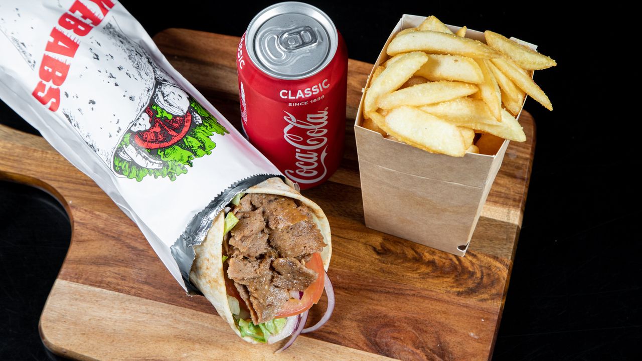 Combo 1 (1 Lamb Kebab, Chip & Drink)