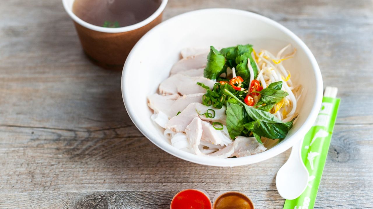 Poached Chicken Pho