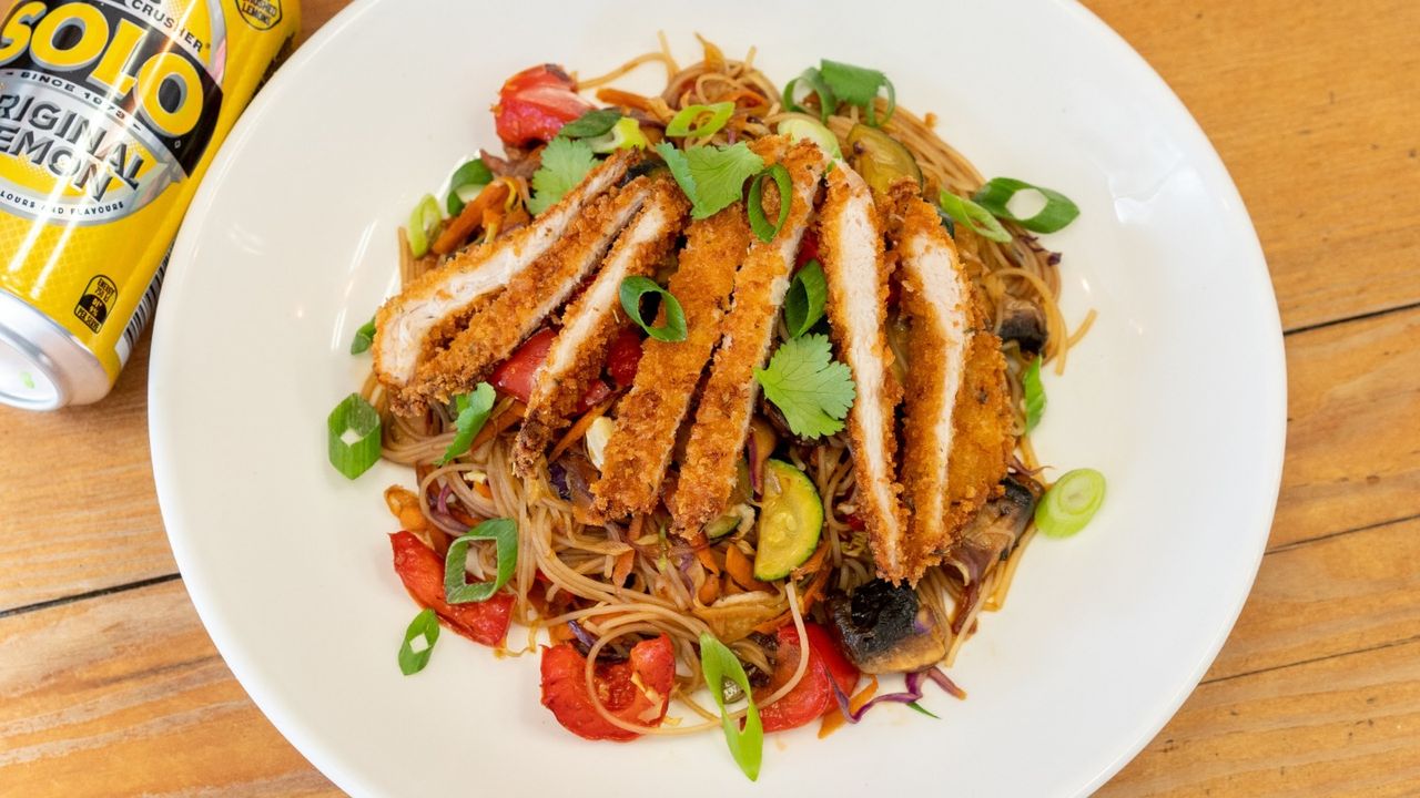 Pan Fried Vermicelli Noodle Bowl
