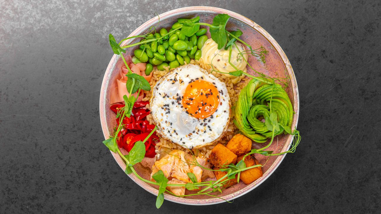 Bulgogi Roast Salmon + Brown Rice Bowl