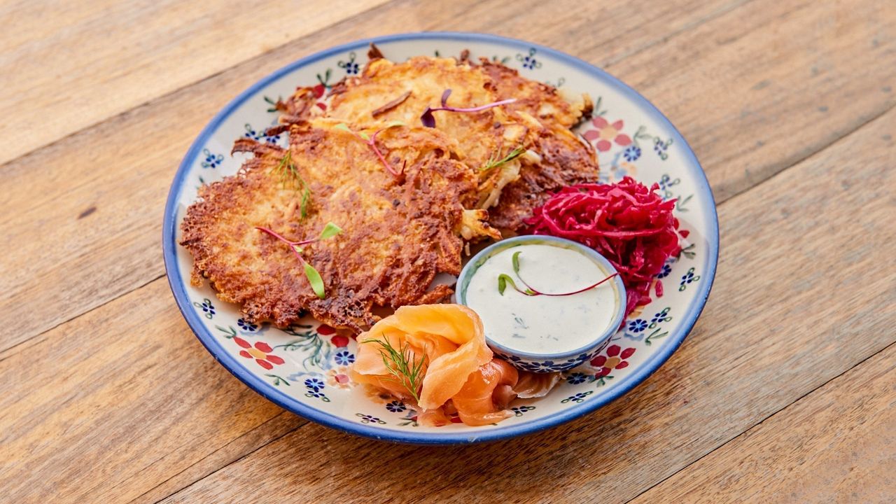 Potato Blintzes (V) (GF)