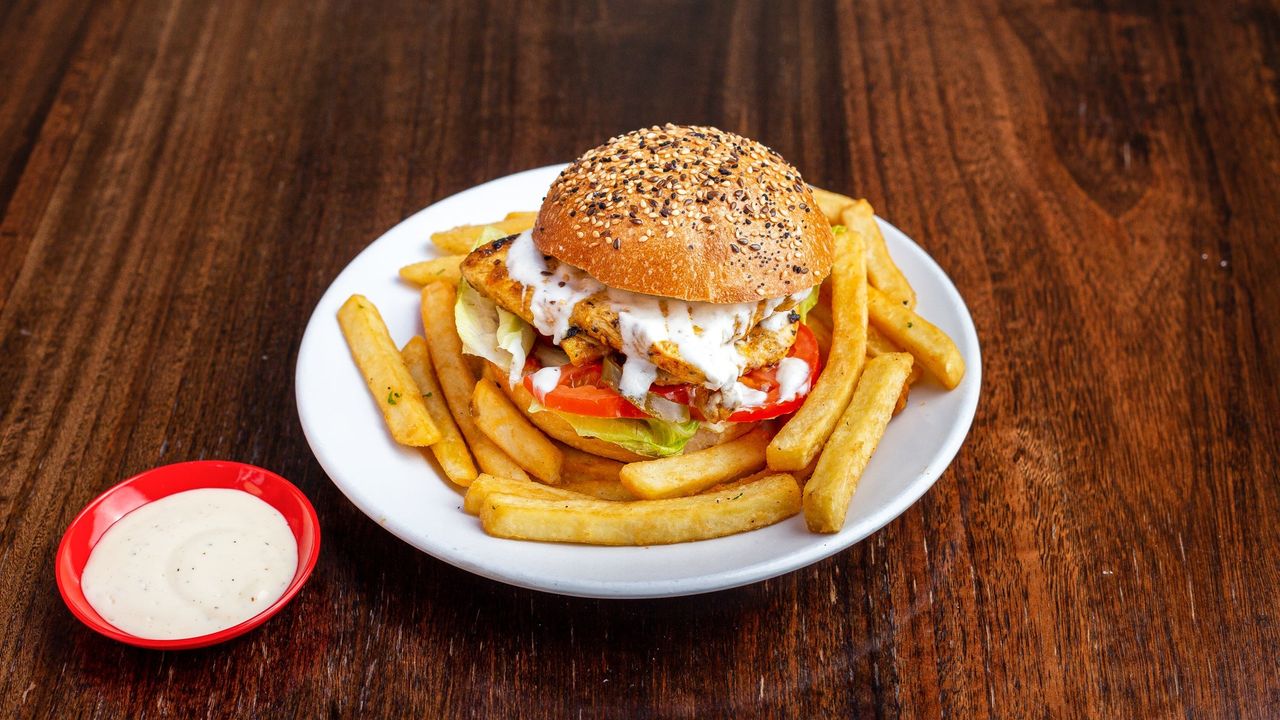 Moroccan Chicken Burger