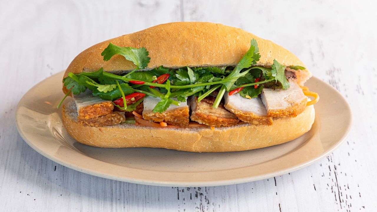 Crispy Skin Pork Belly Baguette