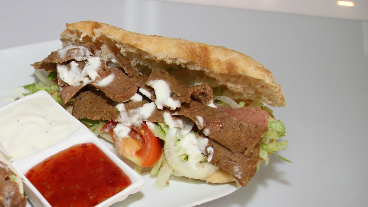 Kebab in Turkish Bread