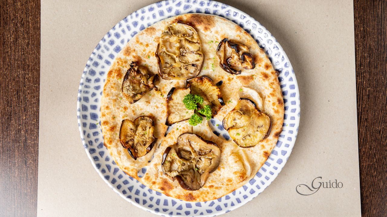 Focaccia con melanzane