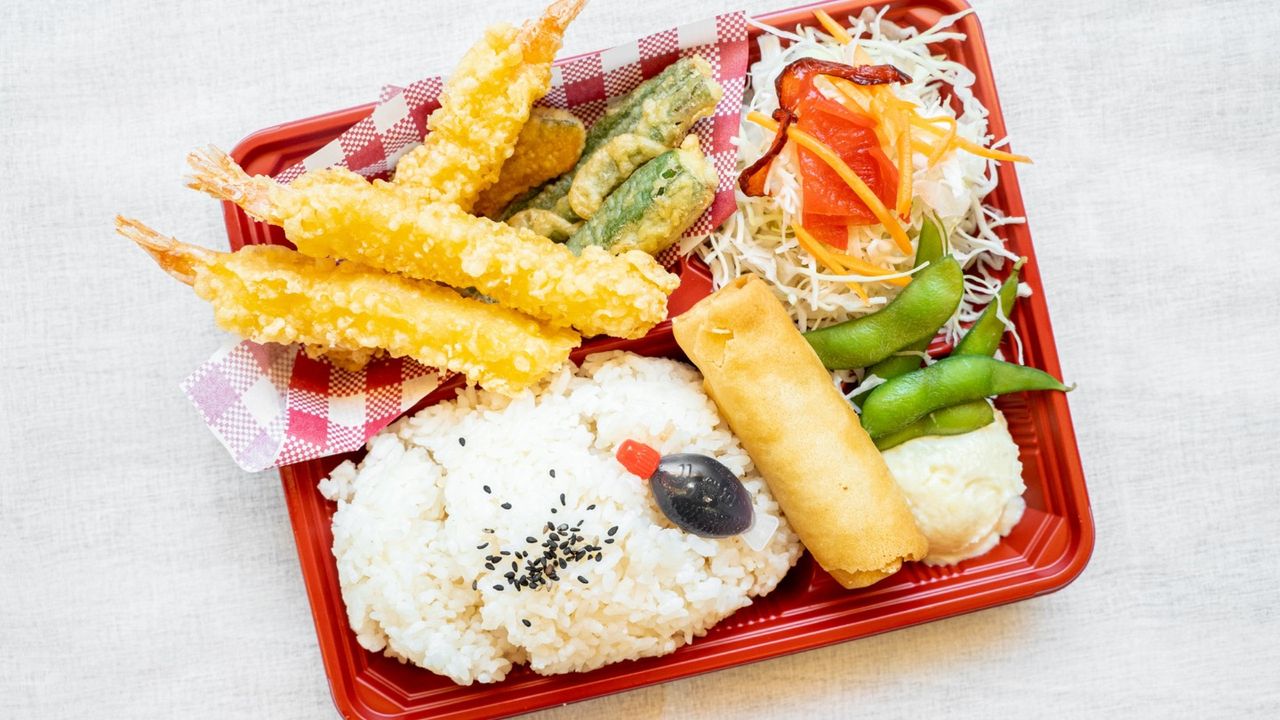 Tempura Prawn Bento Box