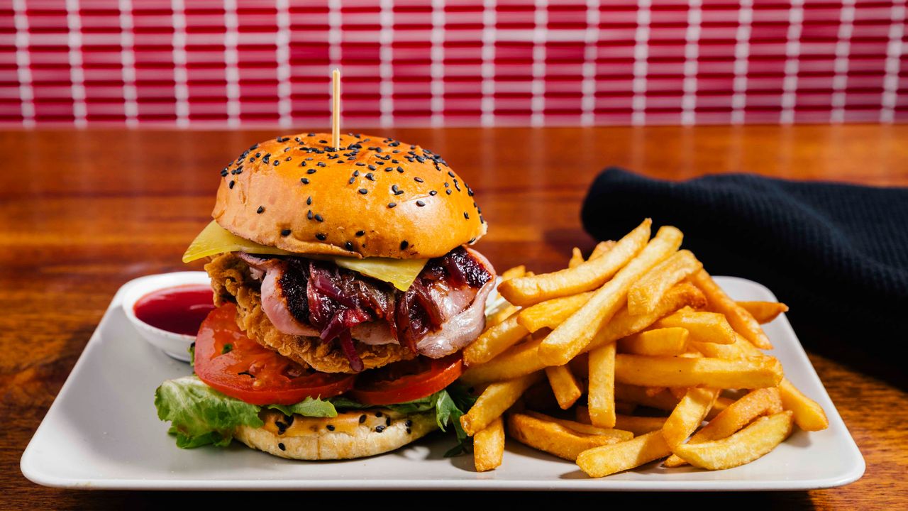 K Fried Chicken Burger