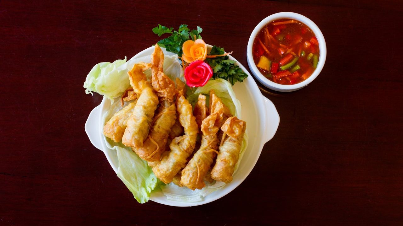 Deep Fried Prawns with Special Sauce